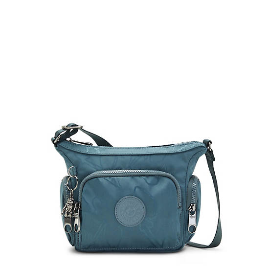 Torba Crossbody Kipling Gabbie Mini Printed Granatowe Szare | PL 2090FD